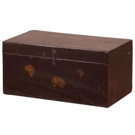 Painted Black Lacquer Blanket Box