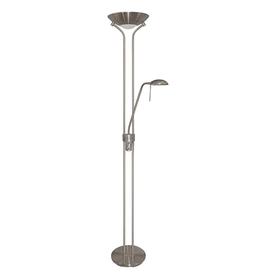 Searchlight 4329SS Stainless Steel Mother and Child Floor Lamp
