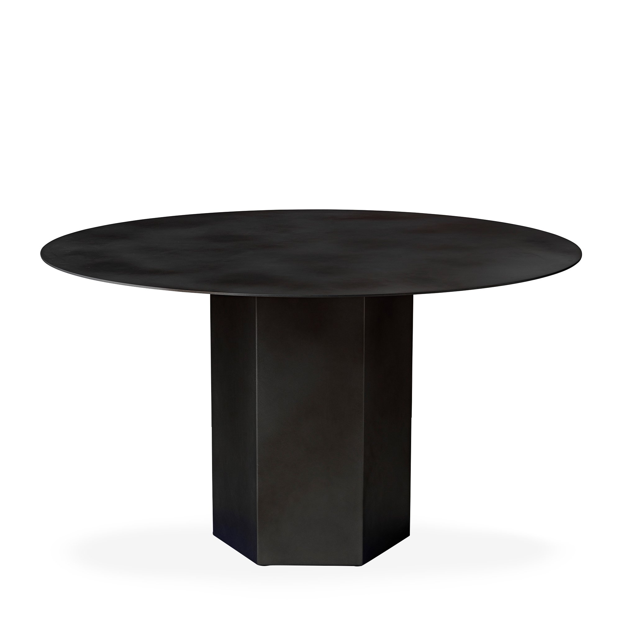 Epic Dining Table in Midnight Black 130cm By GUBI
