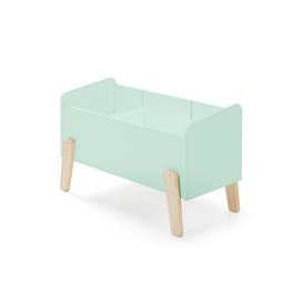Vipack Kiddy Wooden Kids Toy Box in Mint Green
