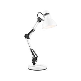 Searchlight 2429WH Hobby 1 Light Table Lamp In Shiny White