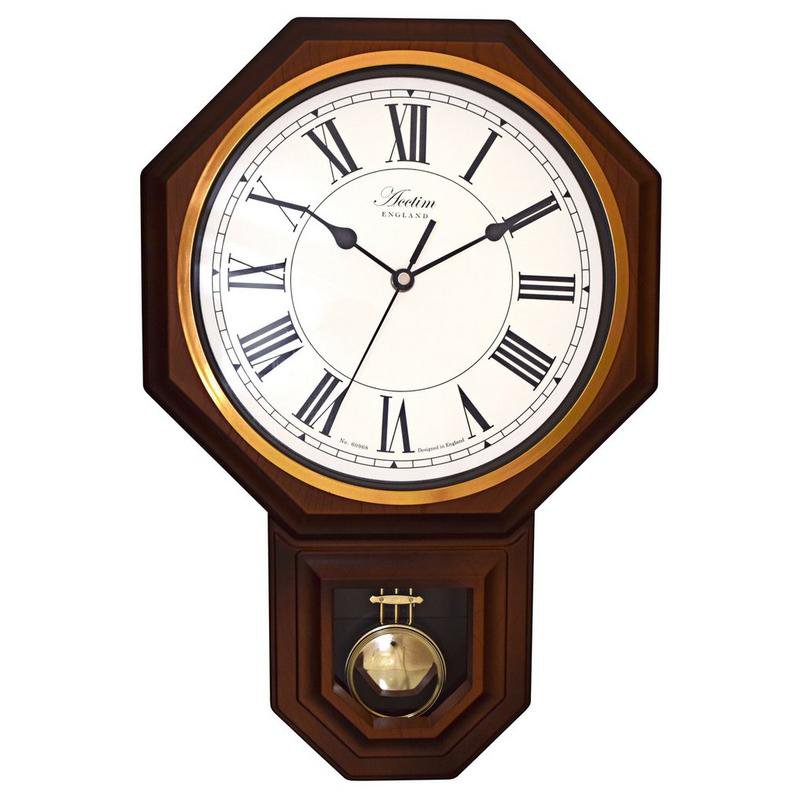 Woodstock Wood Effect Pendulum Wall Clock