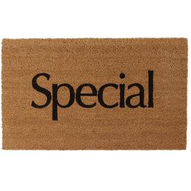 image-More Joy SSENSE Exclusive Brown 'Special' Door Mat