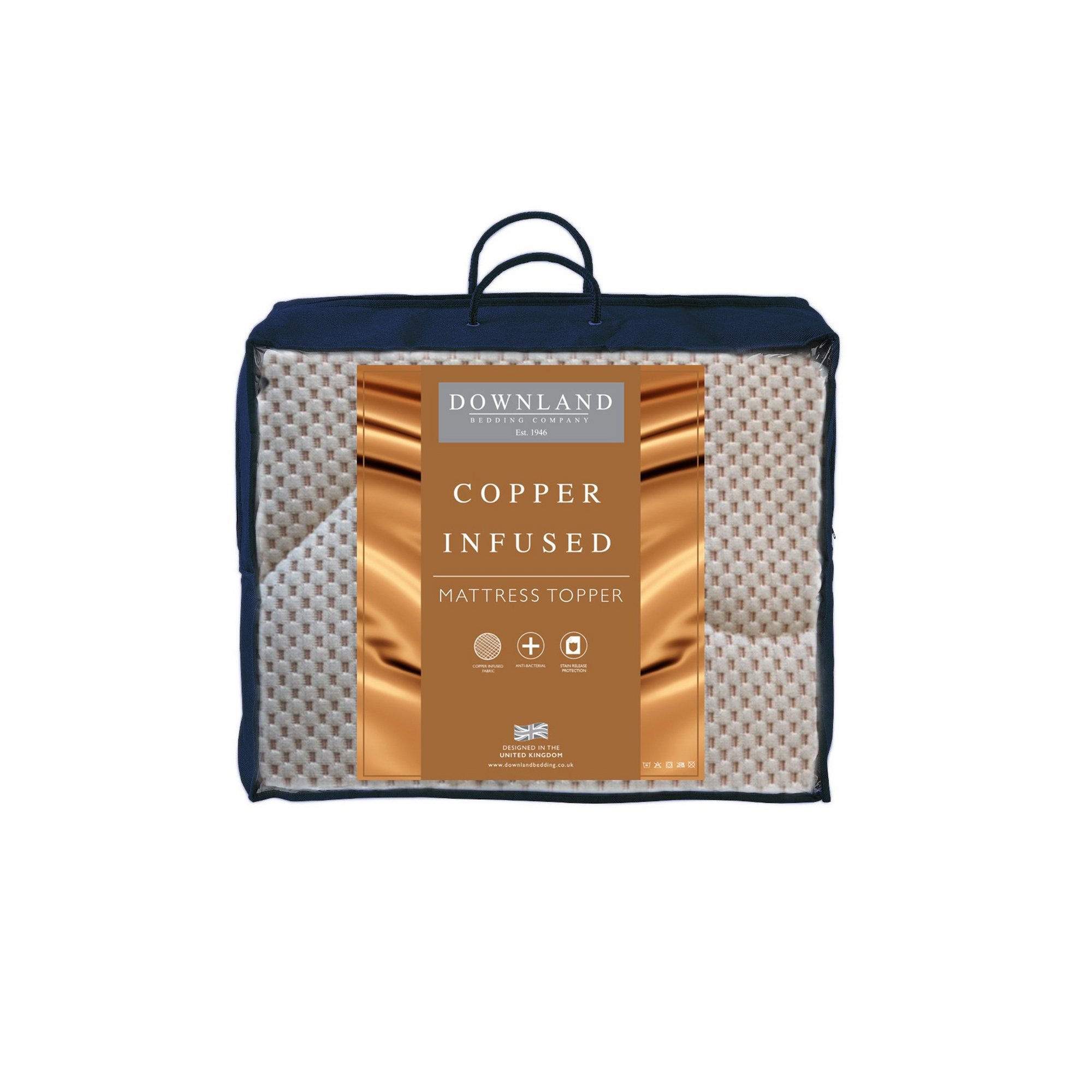 Downland Copper Infused Mattress Topper