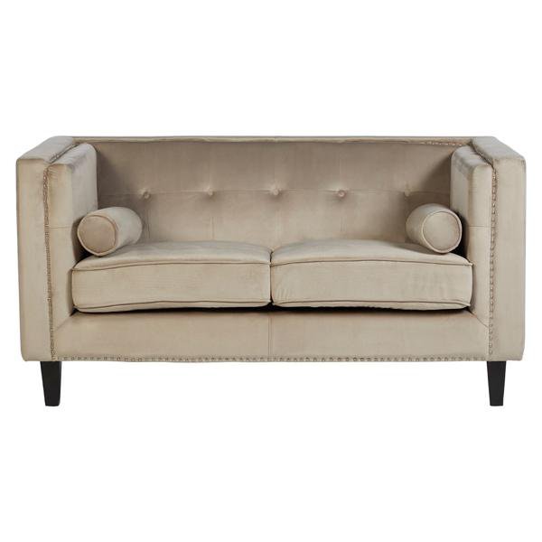 Teddy's Collection Francis 2 Seater Mink Sofa