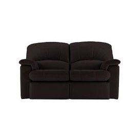G Plan - Chloe 2 Seater Leather Sofa - No Recliner - Capri Chocolate