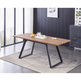 Brown Toga Extendable Dining Table Colour: Brown