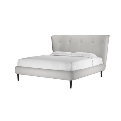 Audrey Super King Bed in Alabaster Brushed Linen Cotton - sofa.com