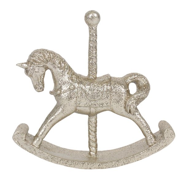 Champagne Rocking Horse Ornament (small)