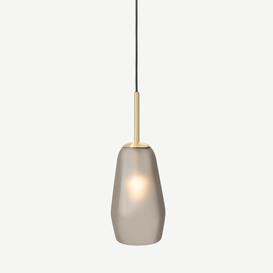 Corben Bathroom Pendant Light, Frosted Glass
