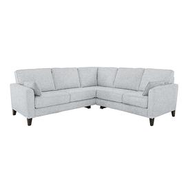 Brondby Large Fabric Corner Sofa - Grey