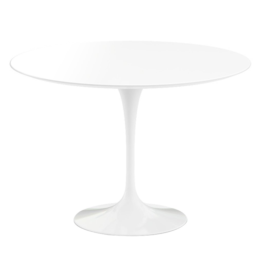 Tulip Outdoor Dining Table in White 120cm