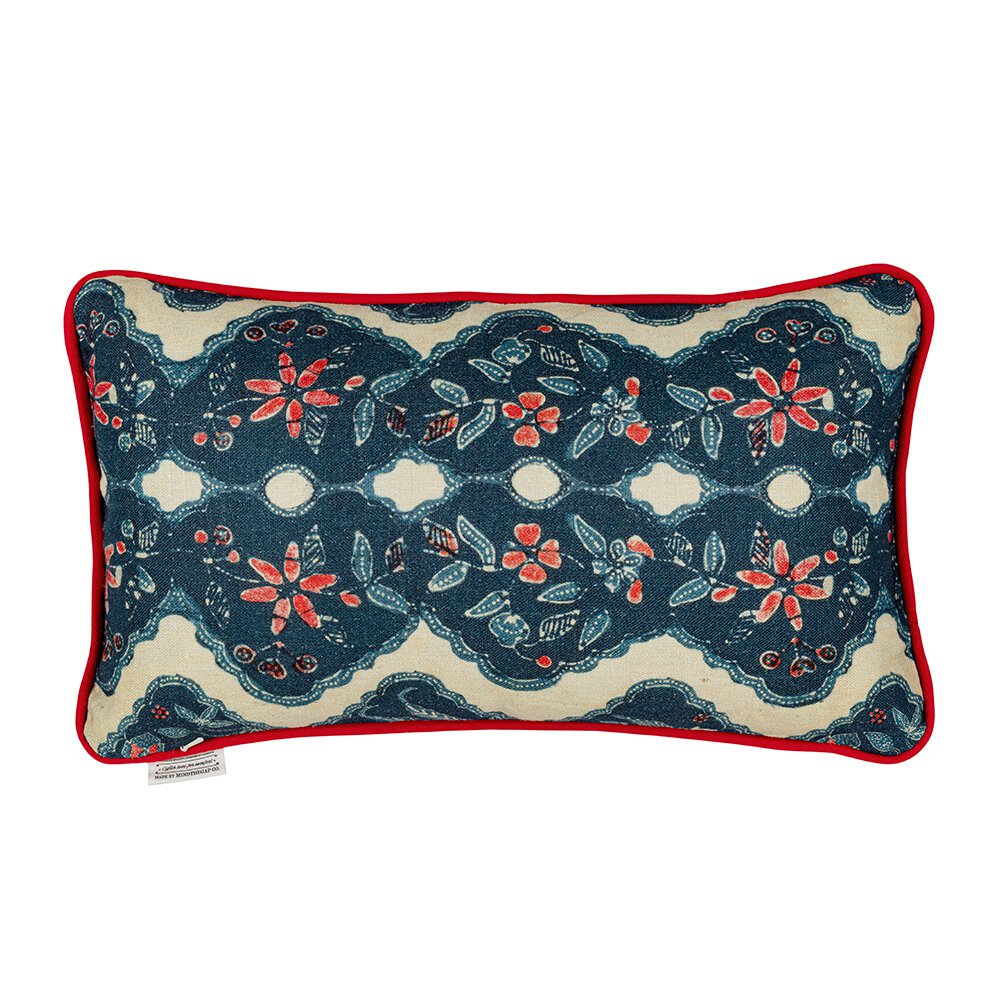 MINDTHEGAP - Phoenicia Batik Cushion - 50x30cm - Multi
