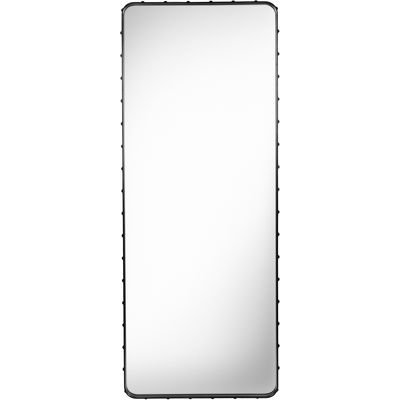Adnet Wall mirror - Rectangular - 180 x 70 cm by Gubi Black