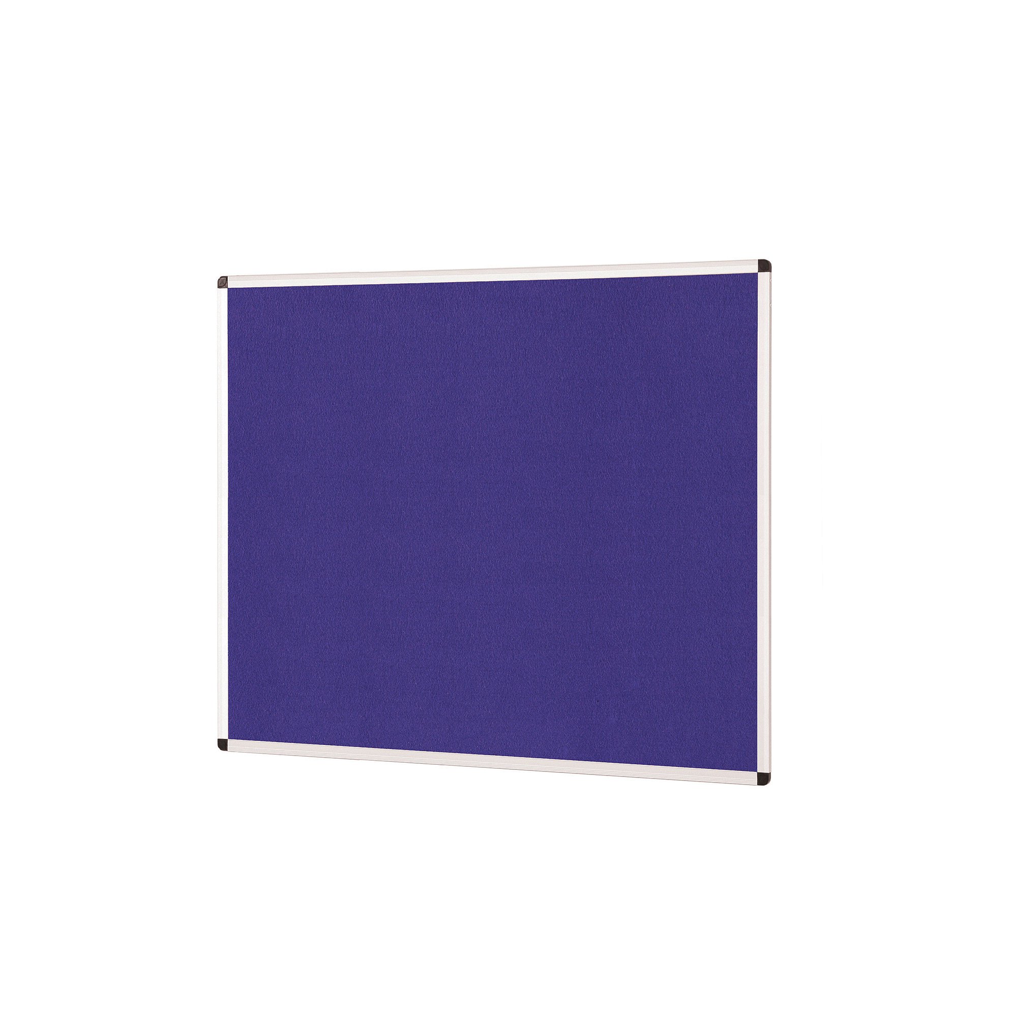Colourful aluminium framed noticeboard, 1500x1200 mm, purple