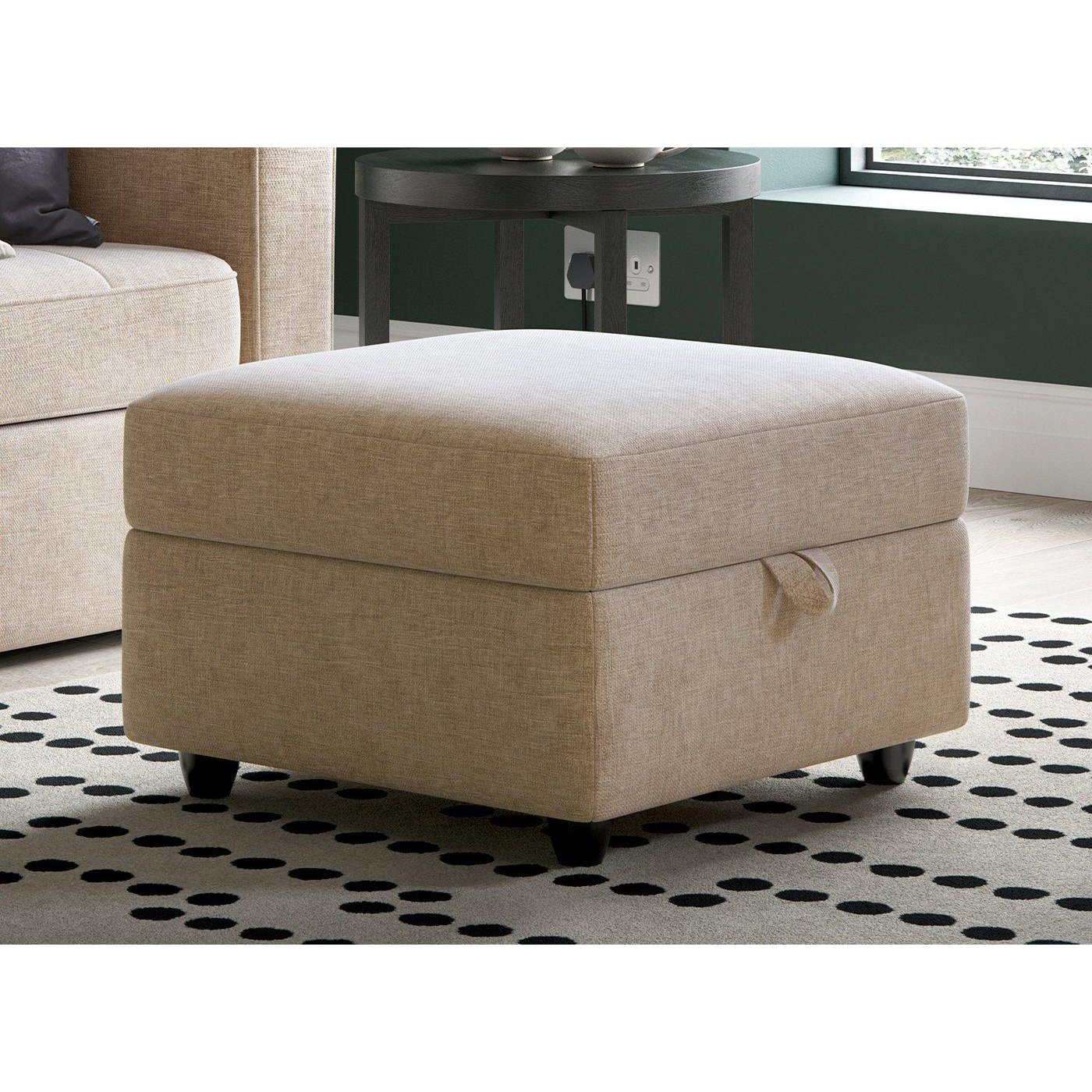 Haze Footstool - Cream
