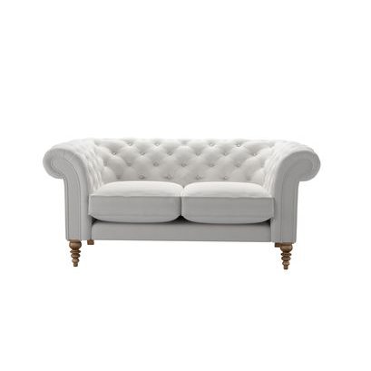 Oscar 2 Seat Sofa in Alabaster Brushed Linen Cotton - sofa.com