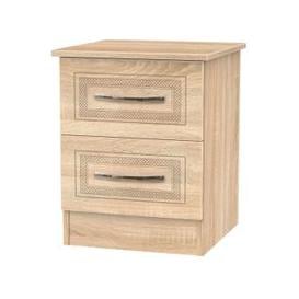 image-Dorset Bardolino 2 Drawer Bedside Cabinet