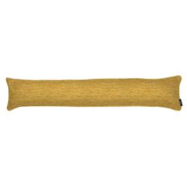 Plain Chenille Yellow Draught Excluder