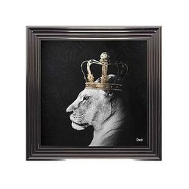 Lion Queen Framed Picture
