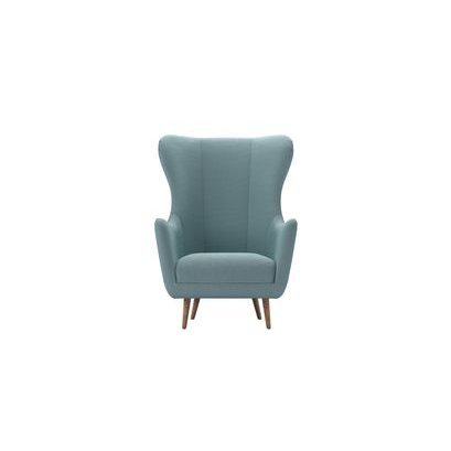 Louis Armchair in Lagoon Brushed Linen Cotton - sofa.com