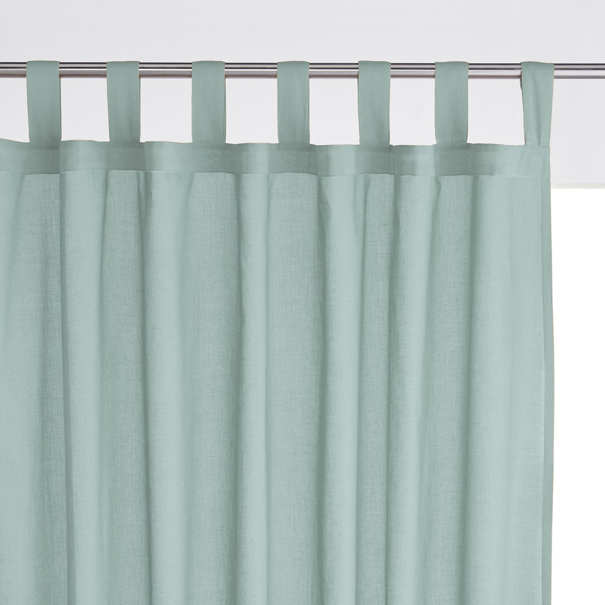 Single Cotton Voile Panel with Tab Top