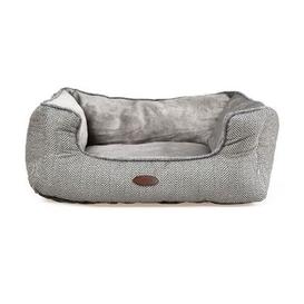 Wensum Plush Soft Pet Bed Grey Large