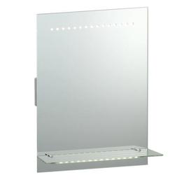 image-39237 Omega LED Illuminated Bathroom Mirror With Glass Shelf