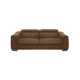Elixir 3 Seater Fabric Sofa - Hazelnut