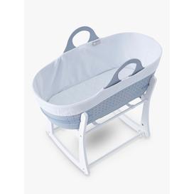 image-Tommee Tippee Sleepee Baby Moses Basket and Rocking Stand, Grey