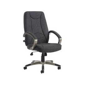 Tucci Fabric Executive Chair, Charcoal
