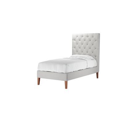 Rosalie 150cm Single Bed in Alabaster Brushed Linen Cotton - sofa.com