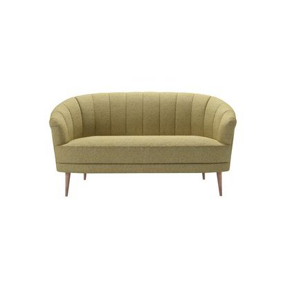 Harper 2 Seat Sofa in Lemongrass Plush Tweed Boucle - sofa.com