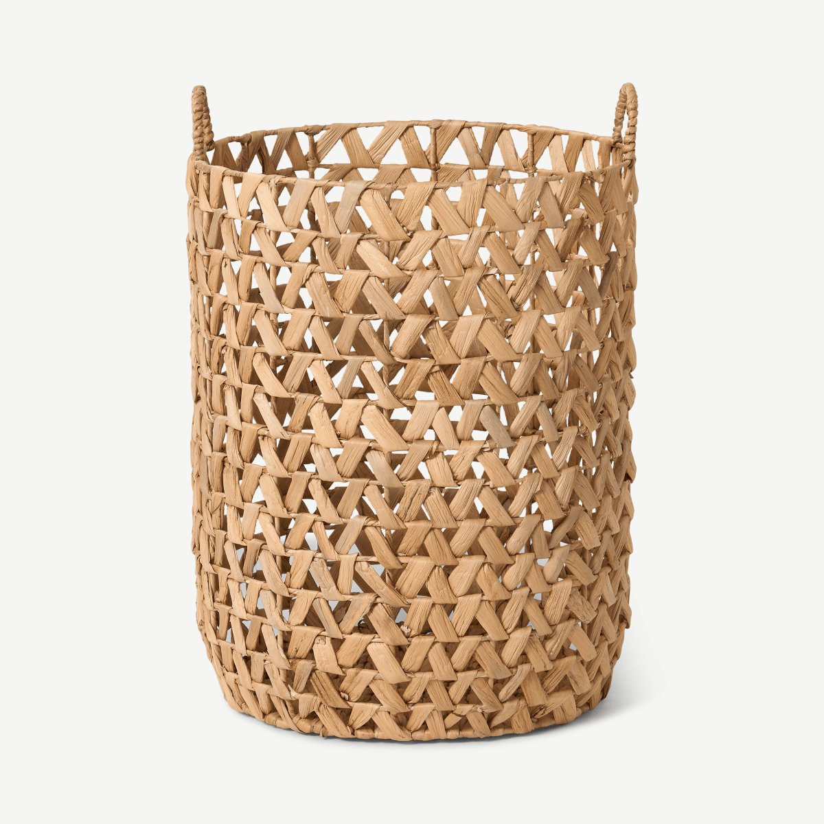 Jamal Laundry Basket, Natural Water Hyacinth