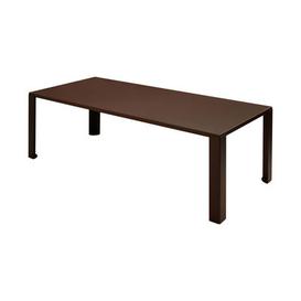 image-Big Irony Outdoor Rectangular table - L 160 cm by Zeus Orange/Metal