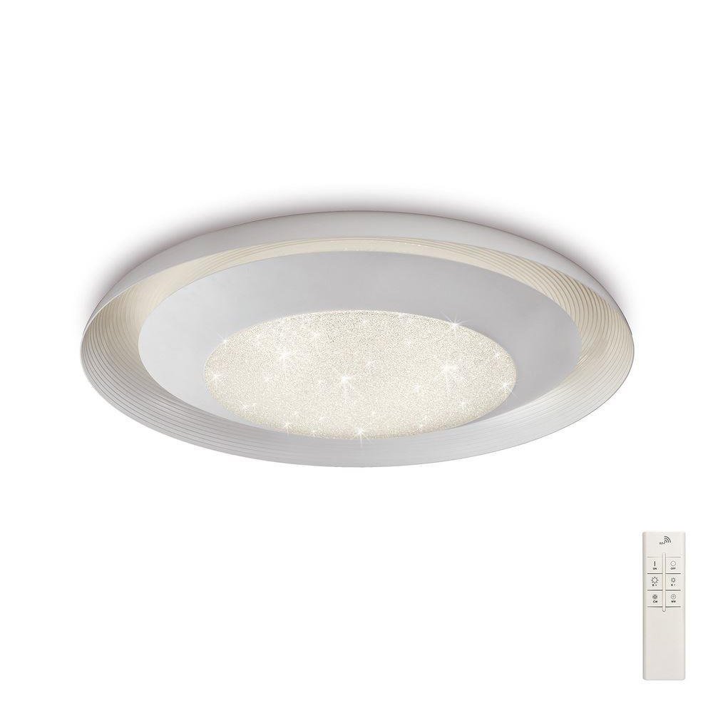 Mantra M5925 Ari LED Large Flush Ceiling Light In White - Dia: 760mm