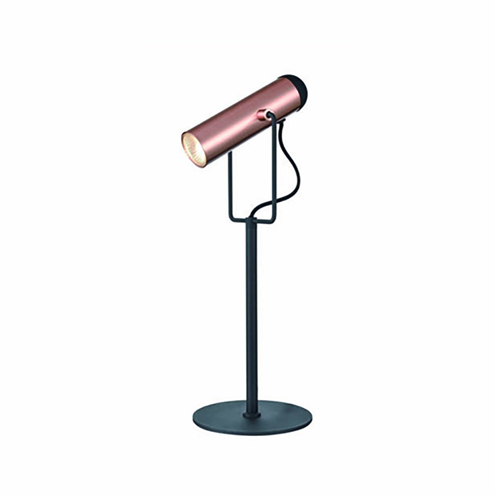 Spotlight Black and Copper Modern Desk Lamp