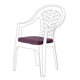 High Back Dining Chair Cushions : Blue Leaf Zippy Garden Furniture
