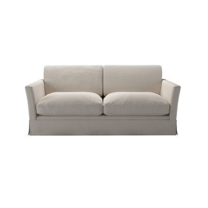 Otto 2.5 Seat Sofa in Taupe Brushed Linen Cotton - sofa.com