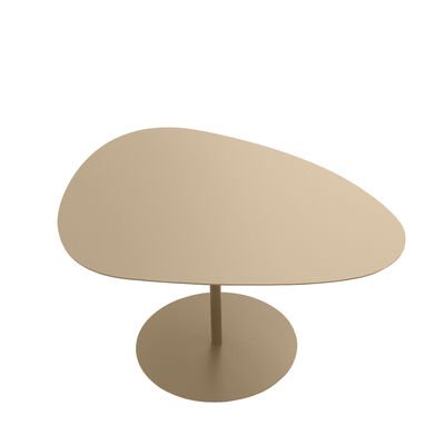 Galet n°2 OUTDOOR Coffee table - / OUTDOOR - 58 x 75 - H 38.7 cm by Matière Grise Beige