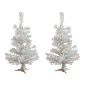 2ft Pine Artificial Christmas Tree with Stand
