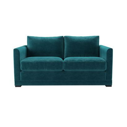 Aissa 2 Seat Sofa (breaks down) in Neptune Smart Velvet - sofa.com