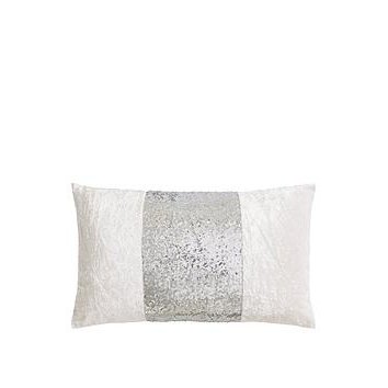 Crushed Velvet And Sequin Luxe Boudoir Cushion