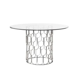 Pino 4-5 Silver Dining Table