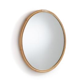 image-Nogu Round Rattan Mirror, Diameter 90cm