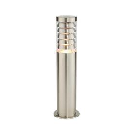 Saxby 13922 Tango 1 Light Exterior Brushed Steel Lamp Post