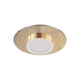 Mantra M8351 Marcel Bathroom Round LED Recessed Downlight In Satin Gold