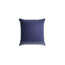 45x45cm Scatter Cushion in Prussian Blue Cotton Matt Velvet - sofa.com
