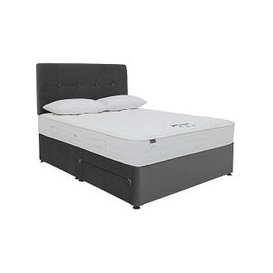 Silentnight - Eco Pocket Divan Set with Continental Drawers - Double - Luxury Charcoal