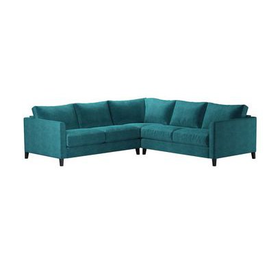 Izzy Small Corner Sofa in Neptune Smart Velvet - sofa.com